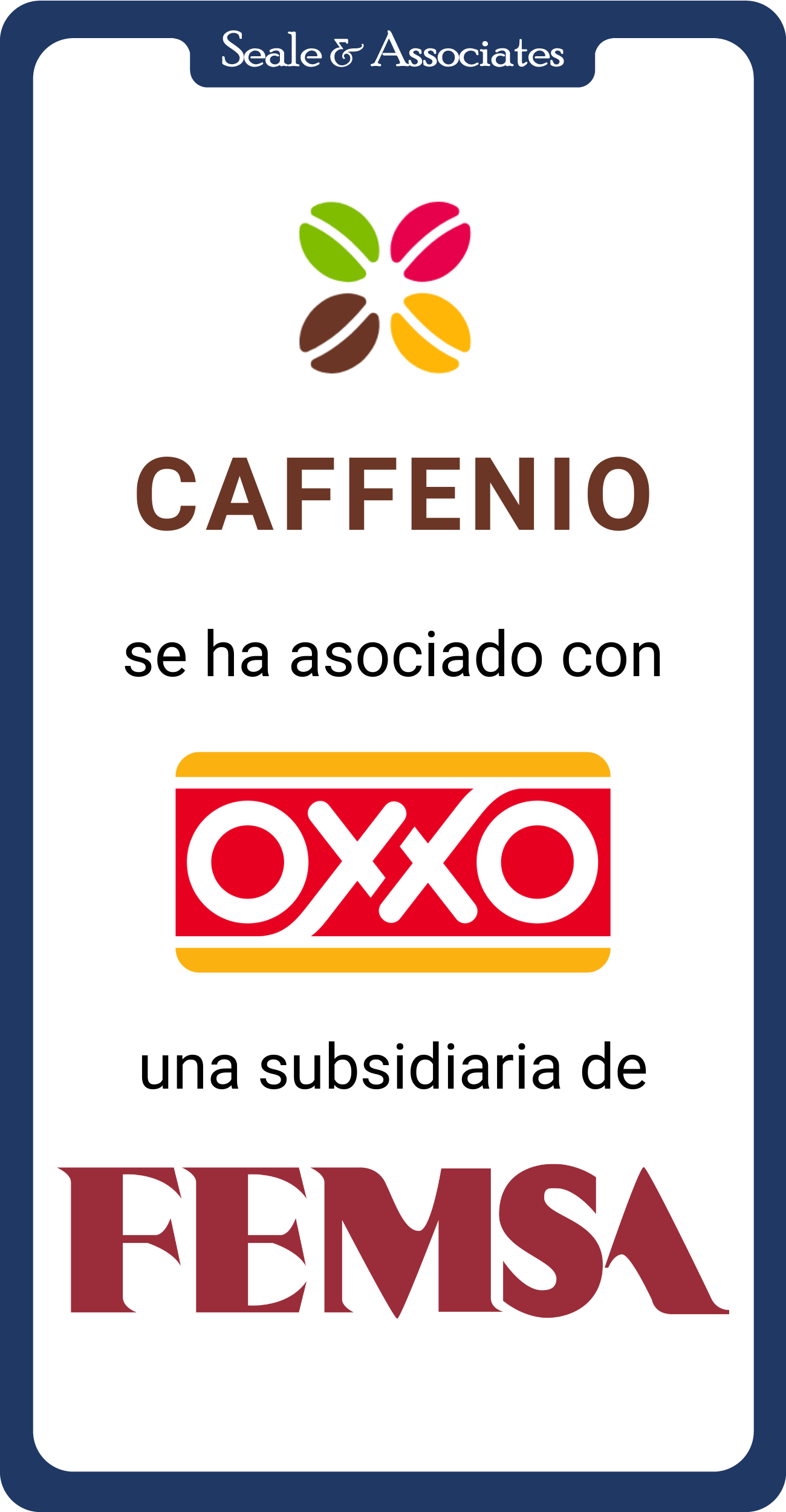 Caffenio se ha asociado con Oxxo una subsidiaria de FEMSA