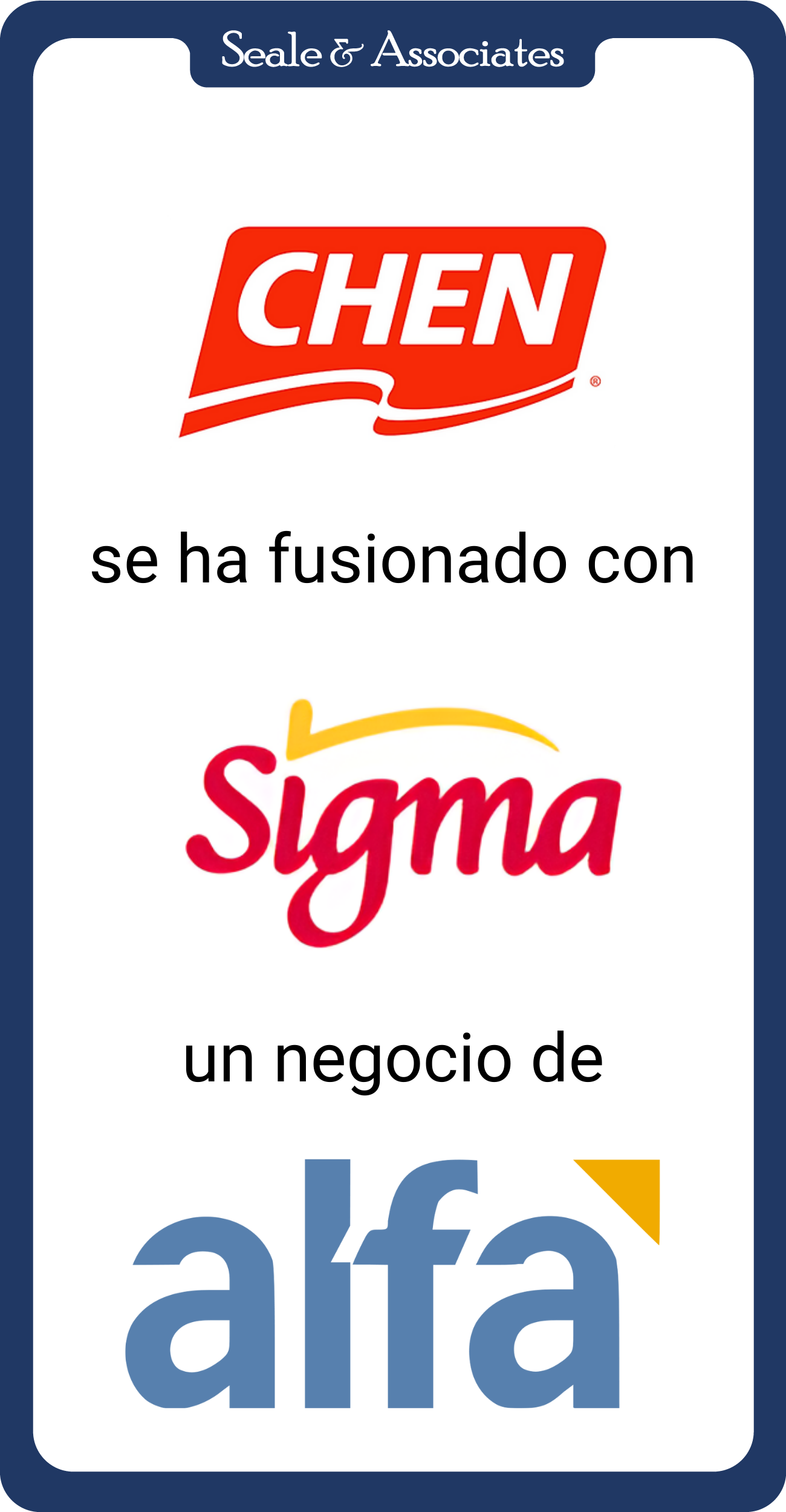 Grupo Chen se ha fusionado con Sigma Alimentos