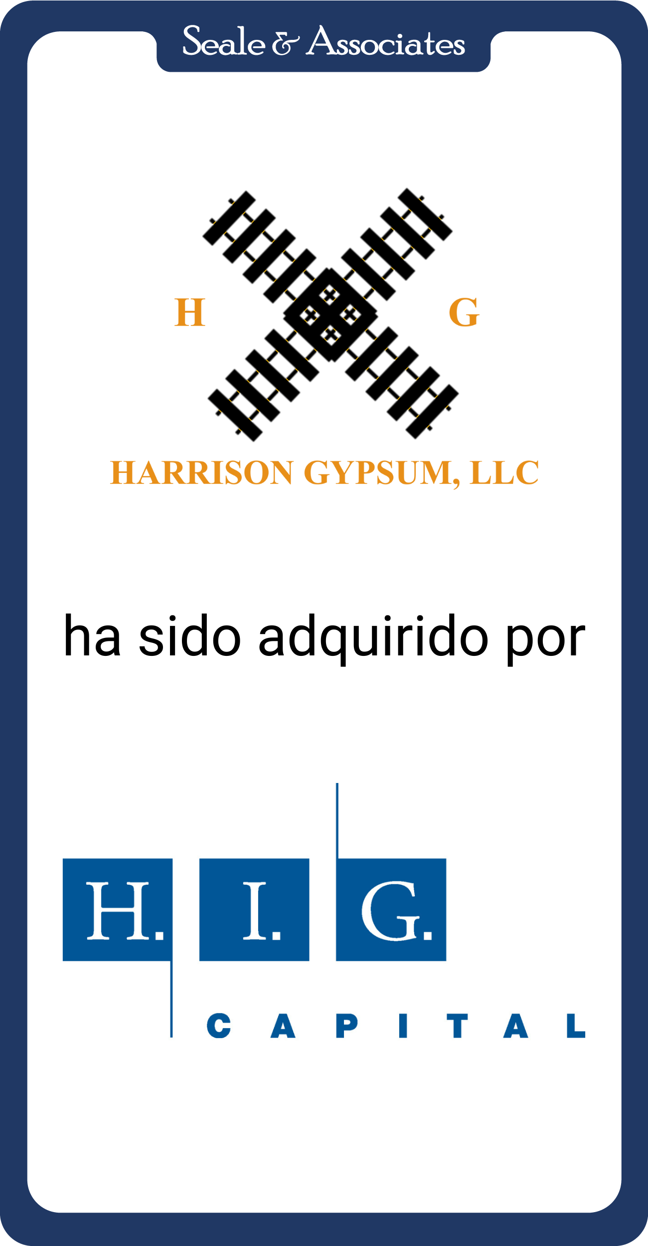 Harrison Gypsum ha sido recapitalizado por H.I.G Capital