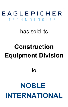 Seale advised Eagle pitcher on the divestiture of Construction Equipment Division to Noble International