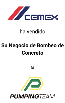 Seale asesoró a Cemex en la venta de su negocio de bombeo de concreto a Pumping Team