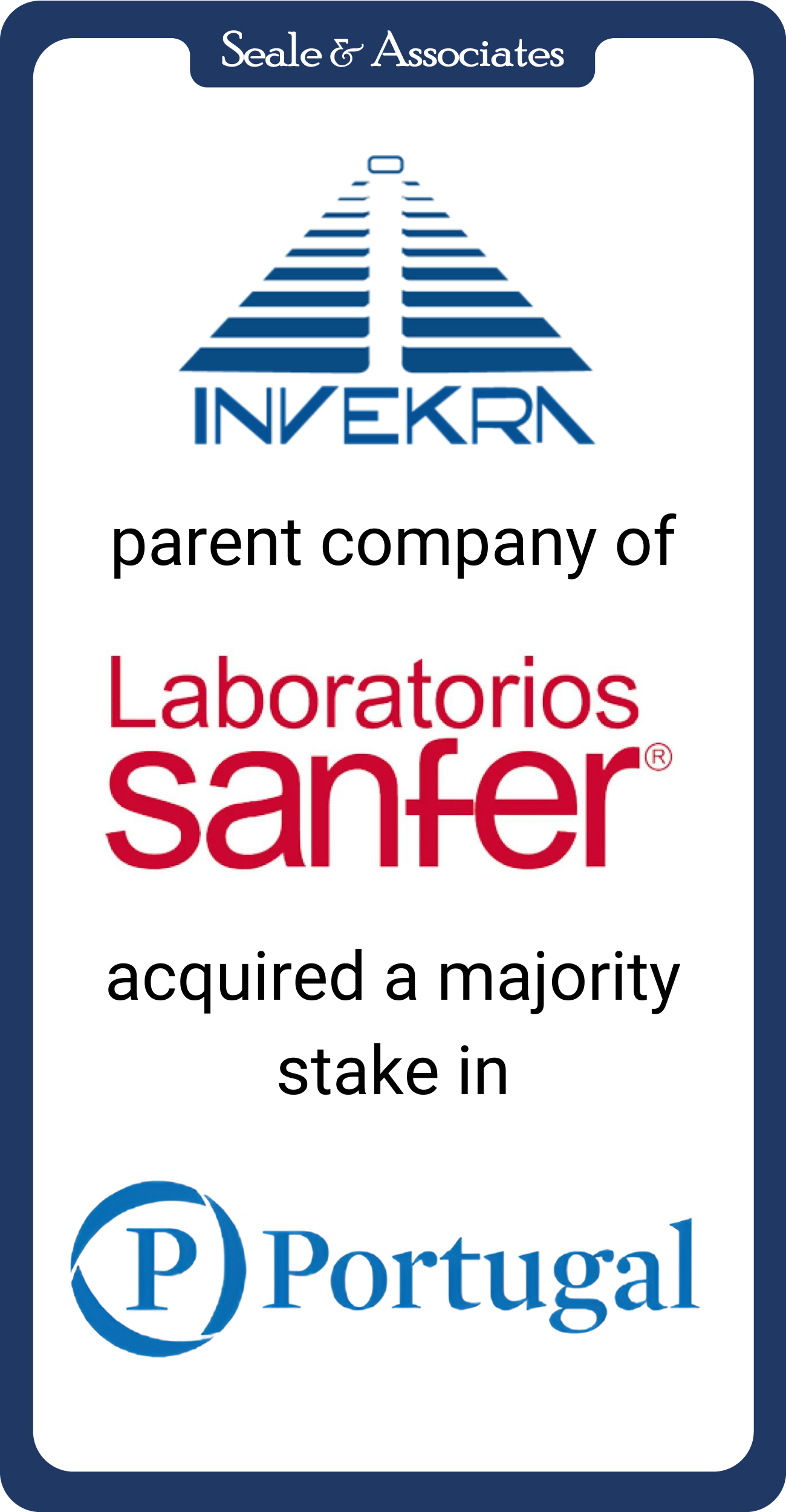 Sanfer has acquired a majority stake in Laboratorios Portugal